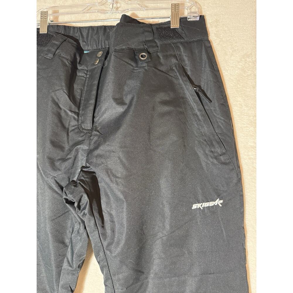 Skigear Women's 3k Snow Ski Snowboarding Pants Size Large Black - Picture 3 of 9